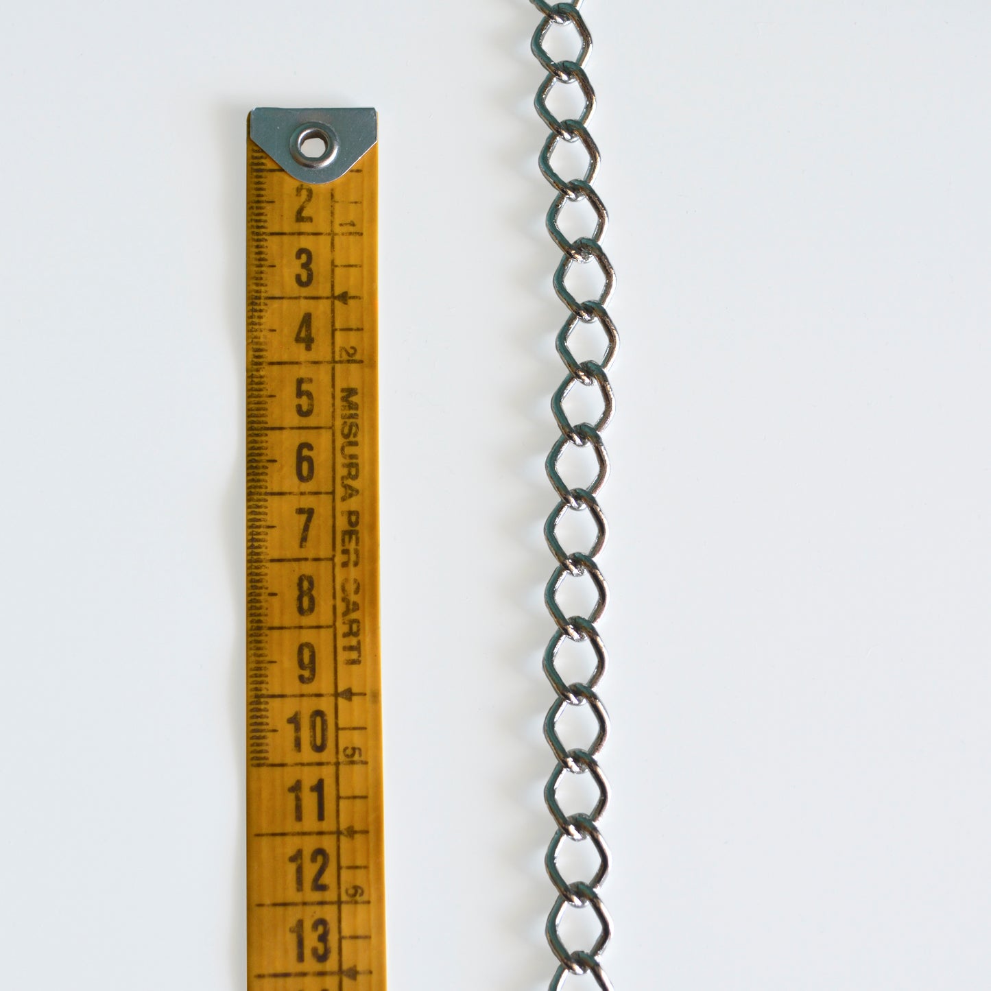 CATENA DIAMANTATA SOTTILE argentata