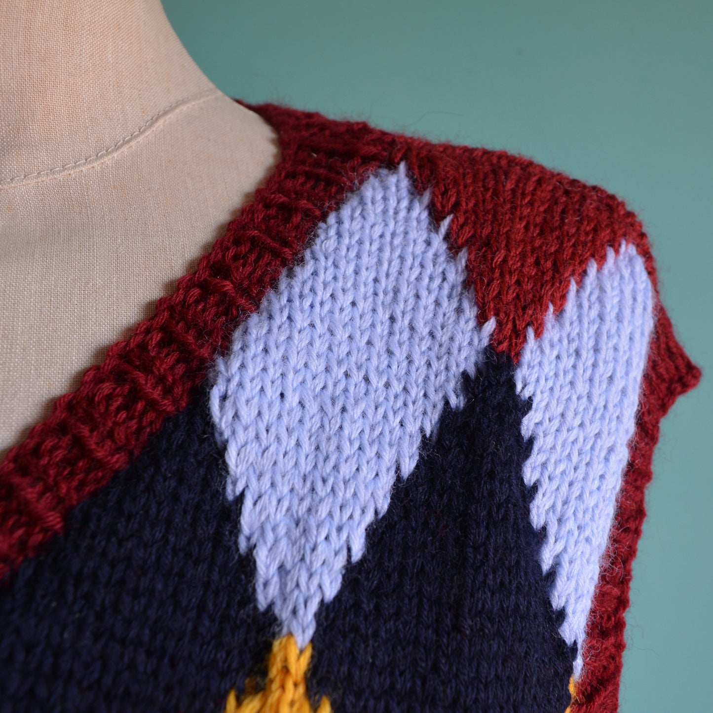 GILET Rombi colorati