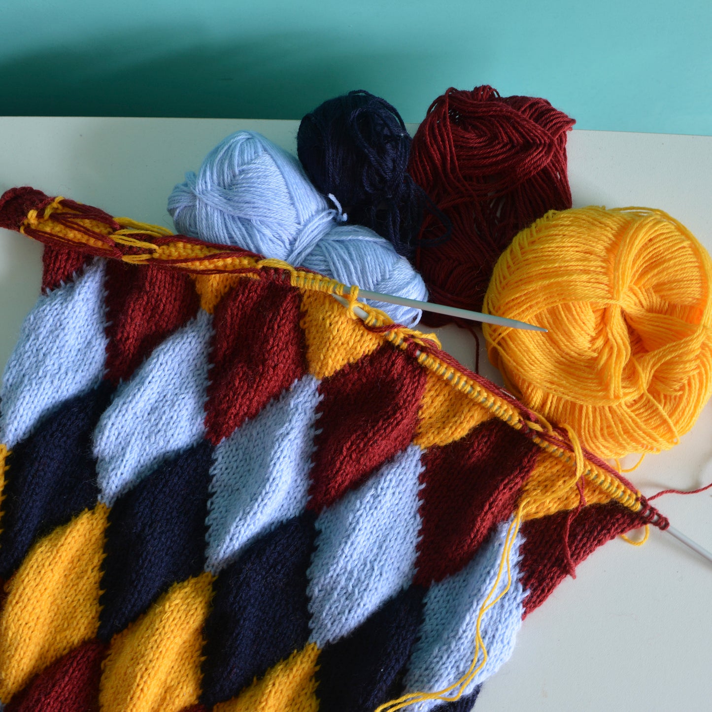 GILET Rombi colorati
