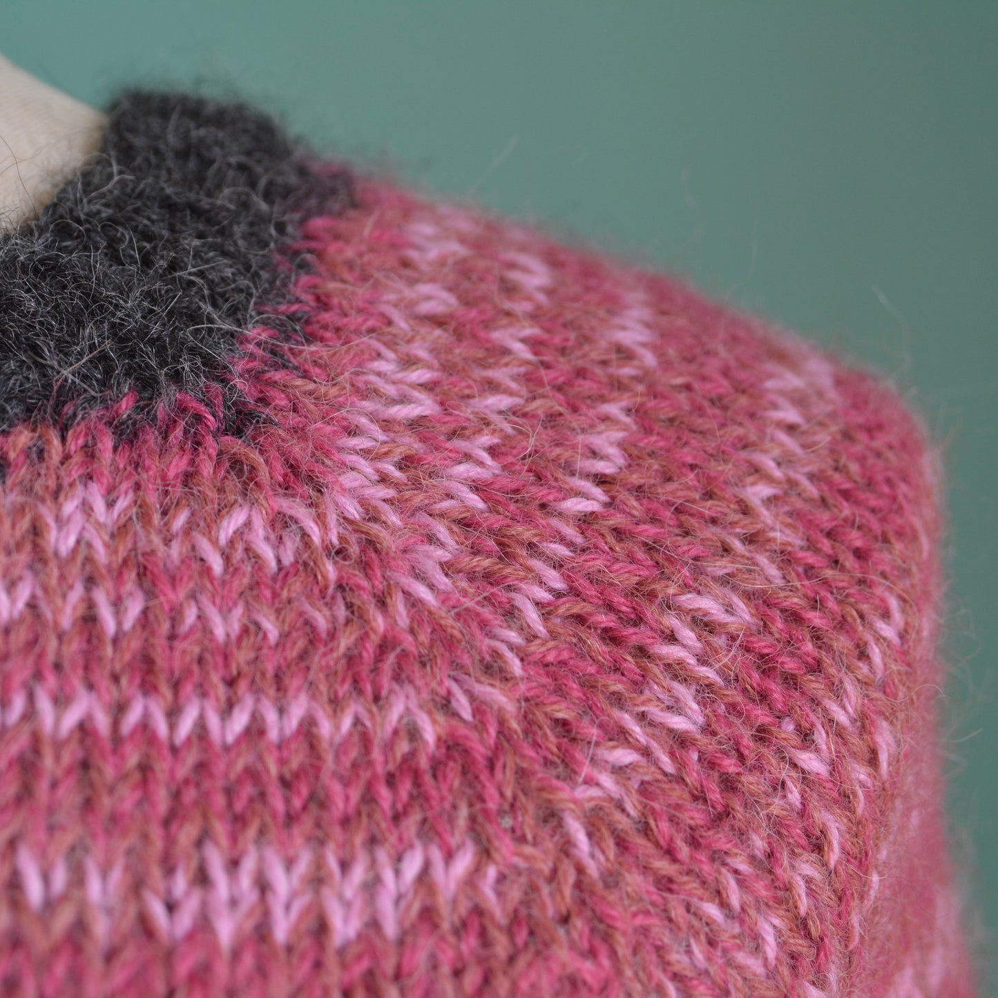 MAGLIONE Alpaca sprone prugna