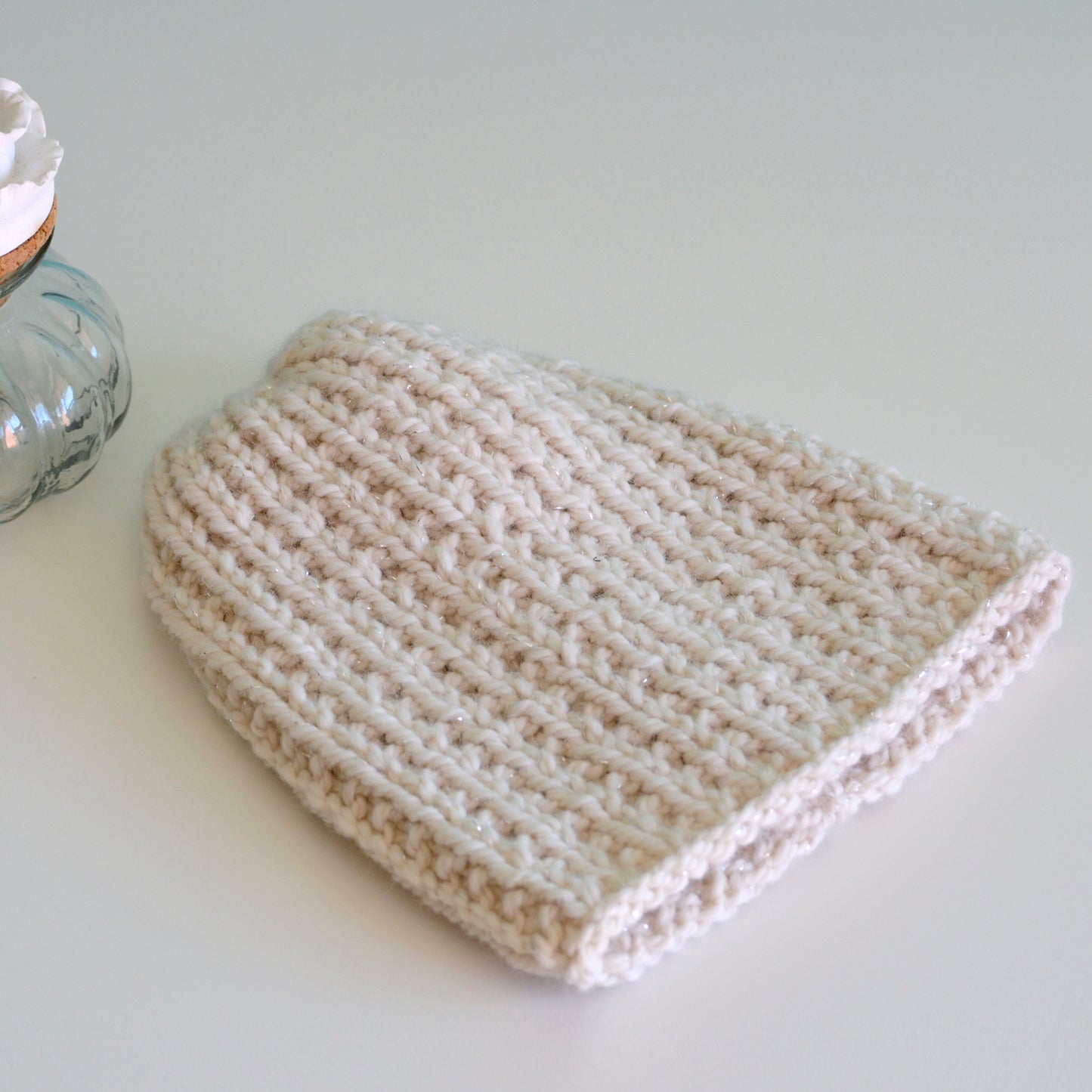 CAPPELLO Alpaca Panna e Lurex