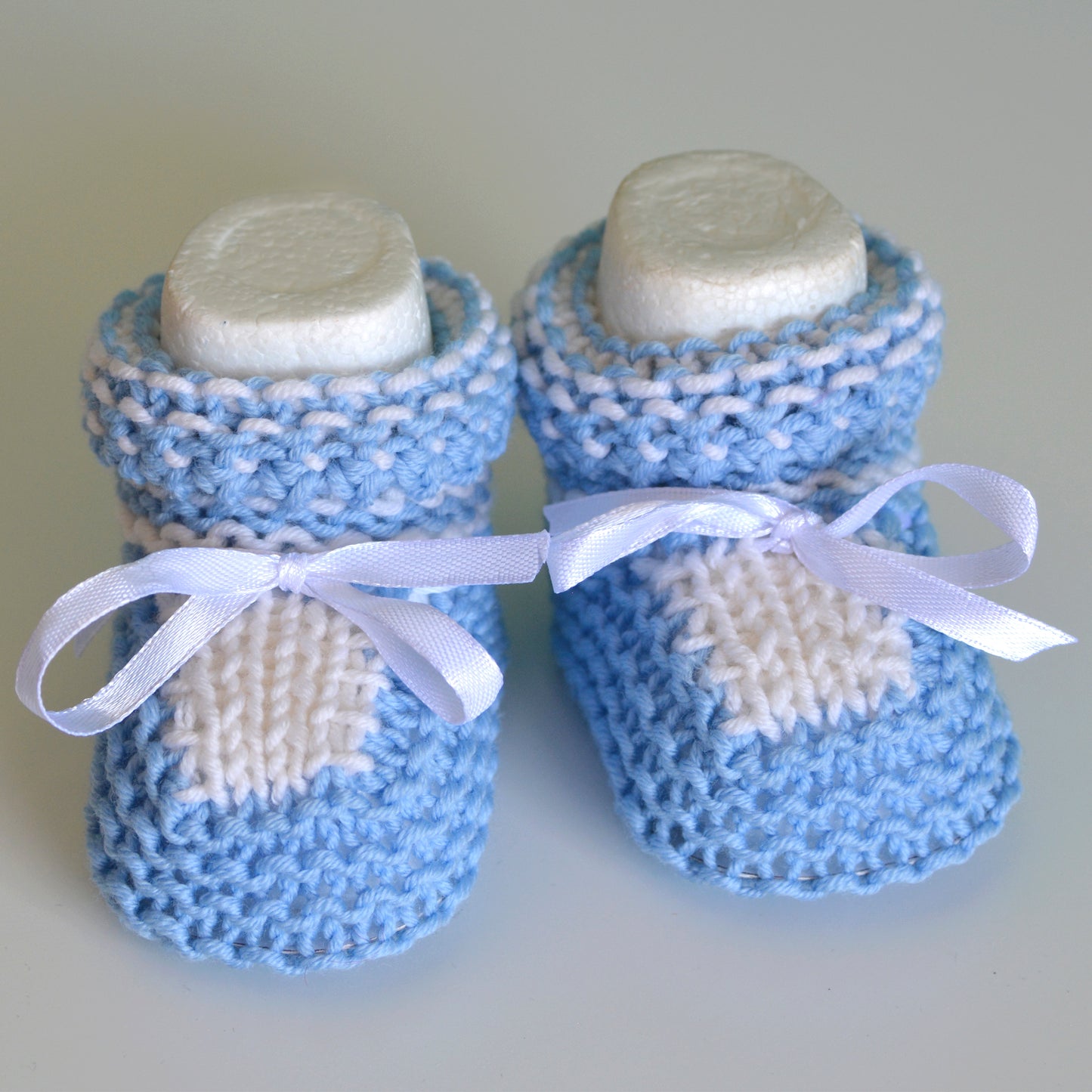 SCARPINE bimbo merino celeste