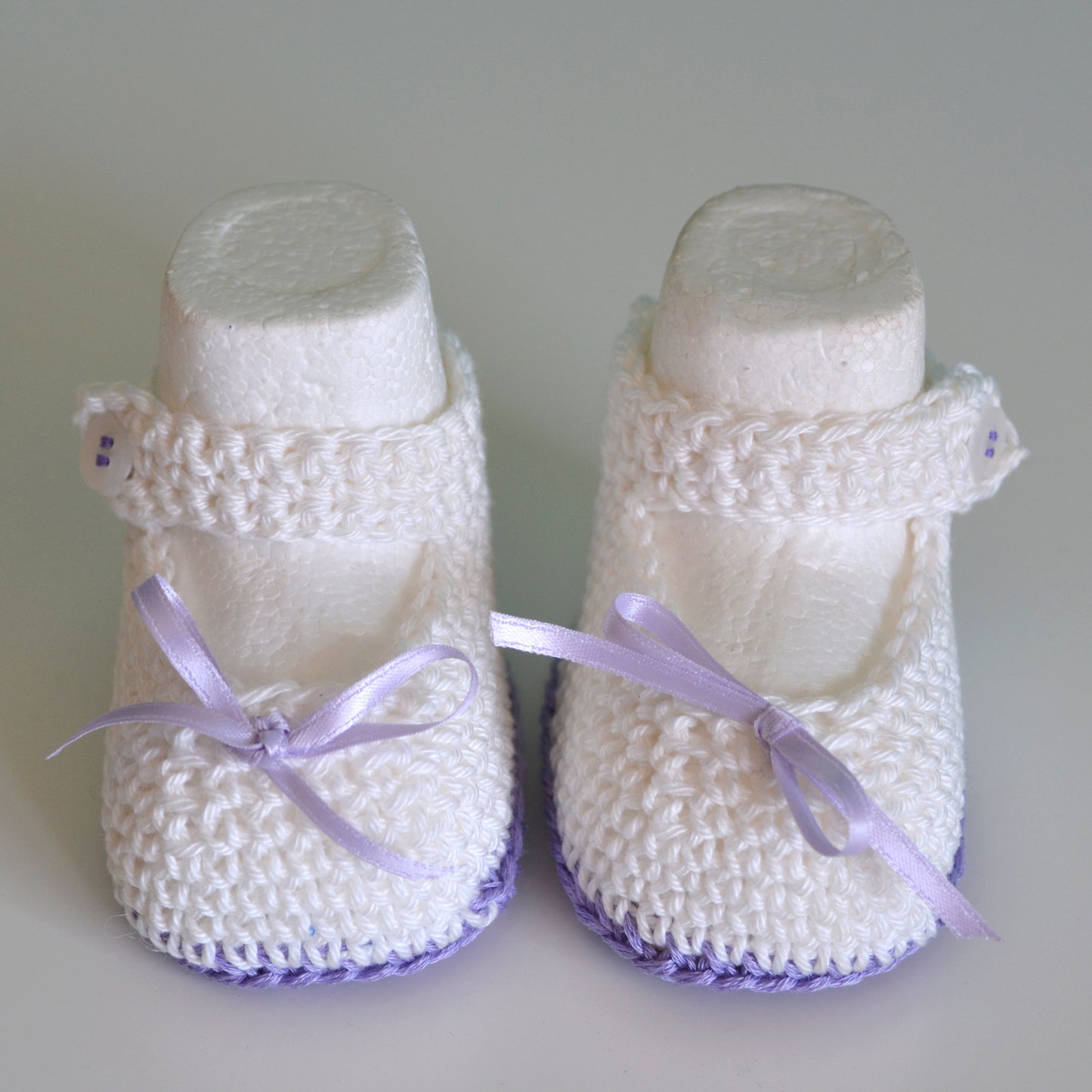 SCARPINE bimba cotone panna