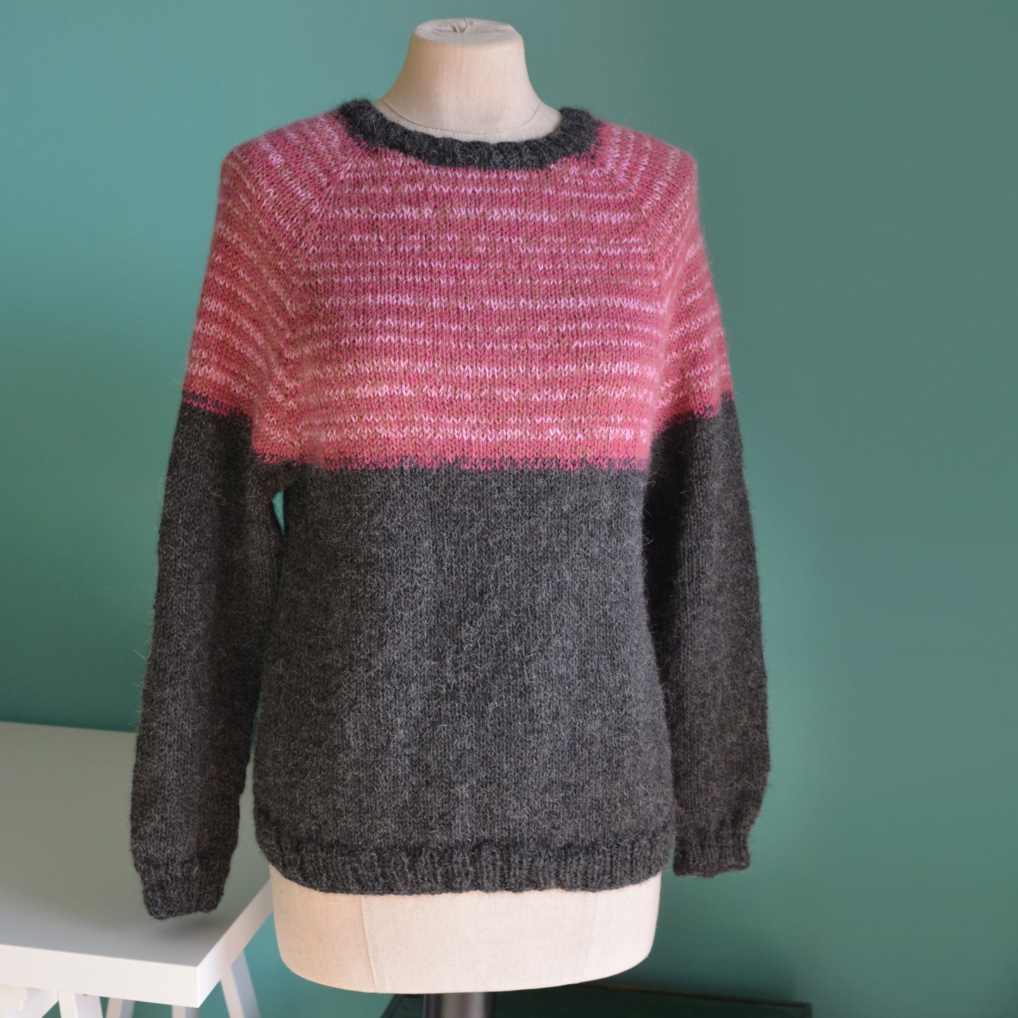 MAGLIONE Alpaca sprone prugna