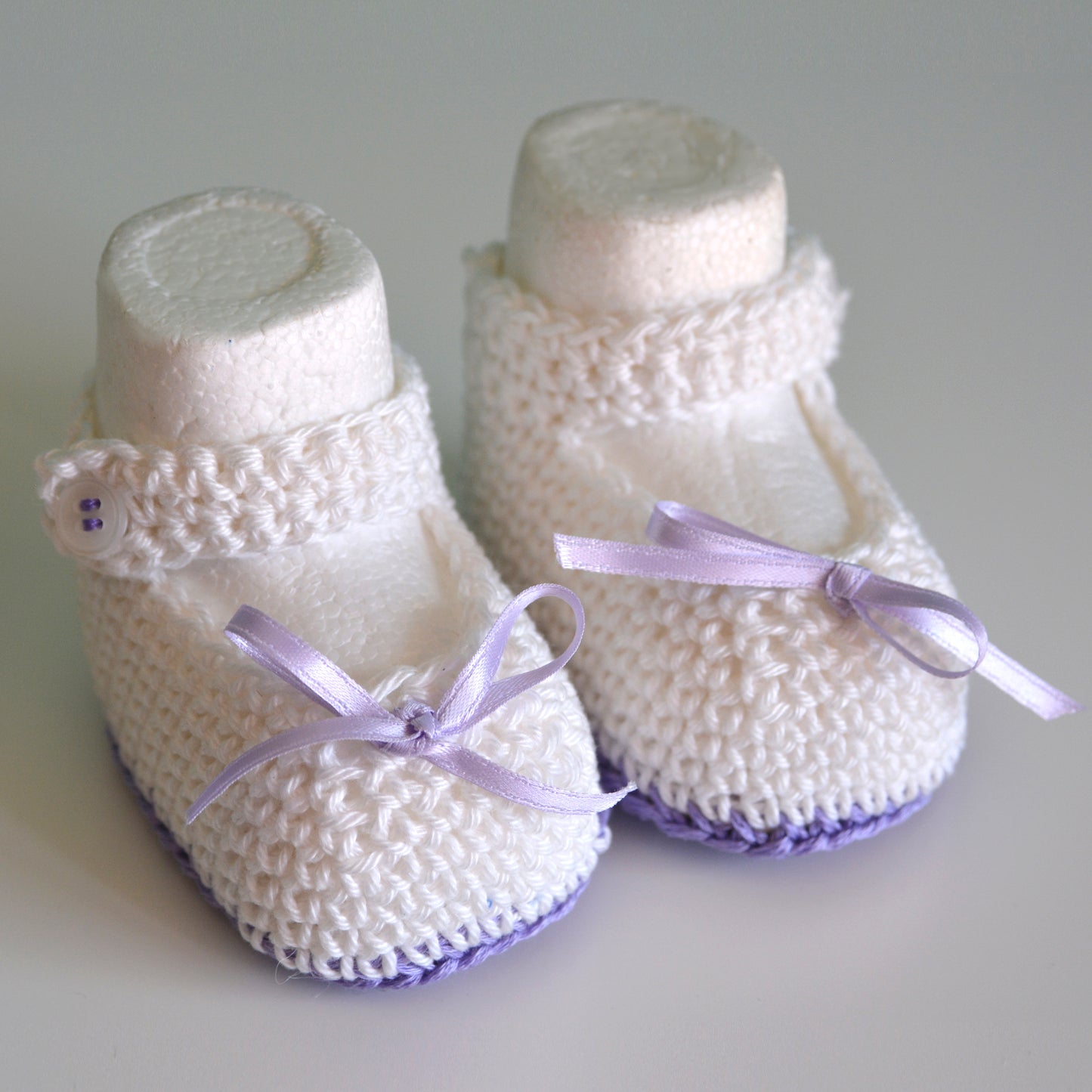 SCARPINE bimba cotone panna