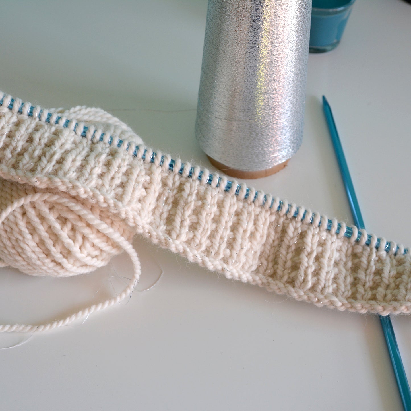 CAPPELLO Alpaca Panna e Lurex