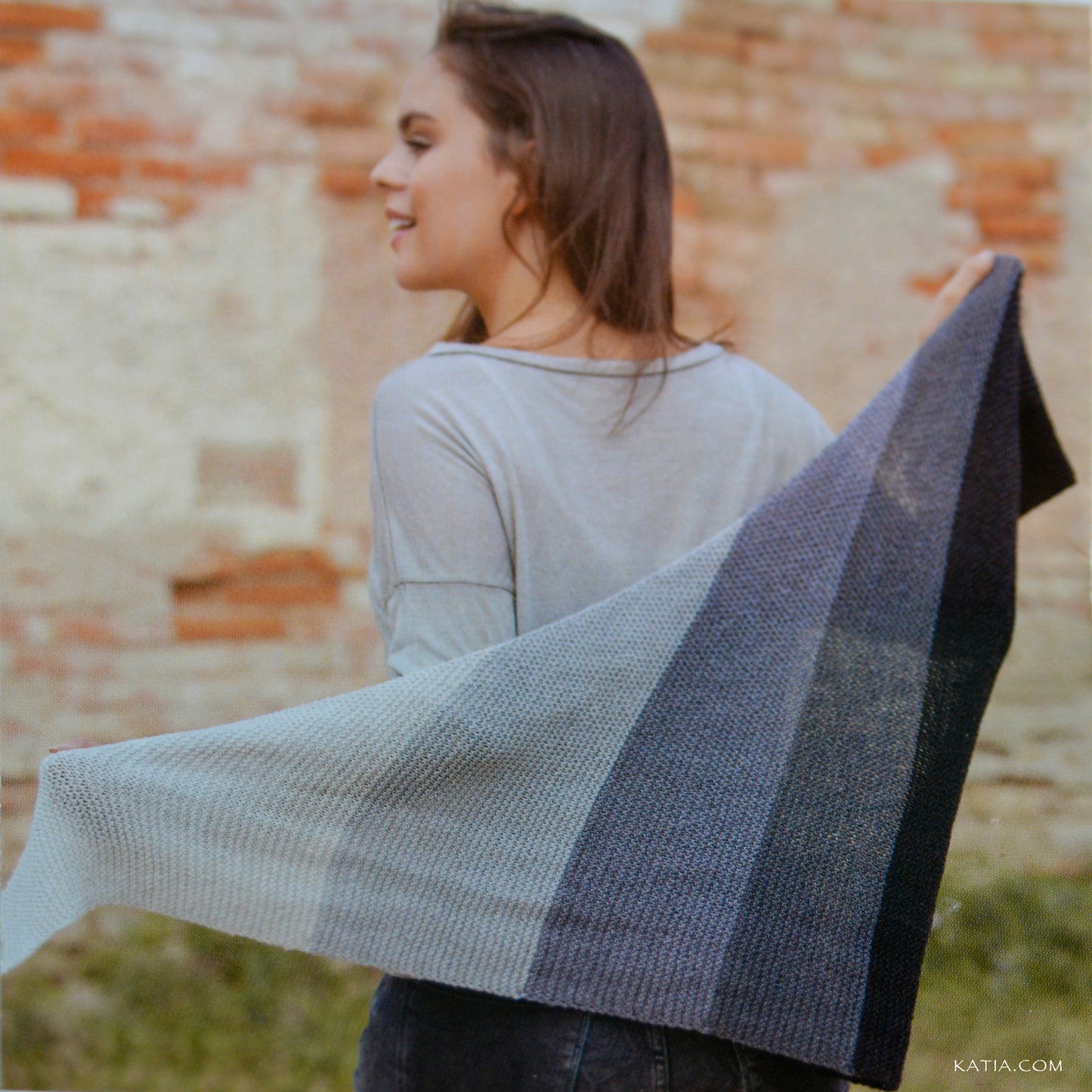 KATIA Scialle Ombrè