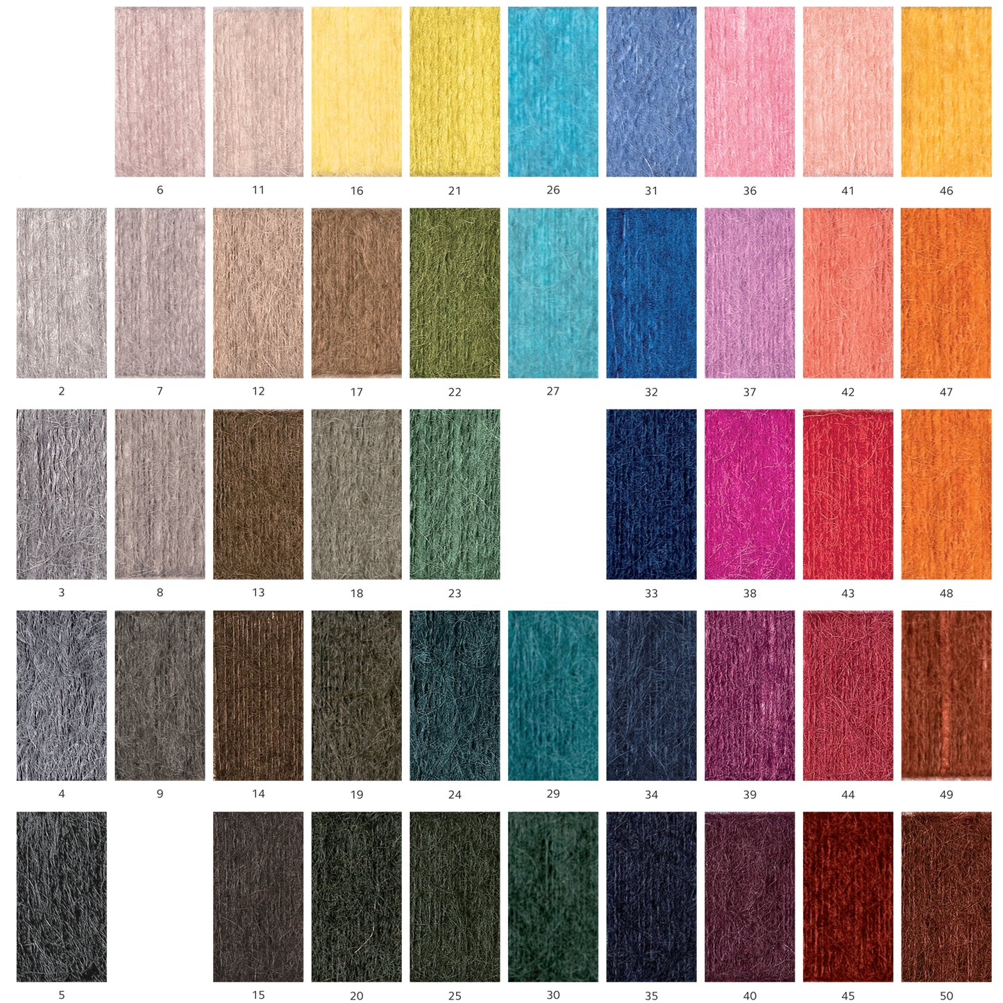CONCEPT by KATIA 50 Mohair Shades