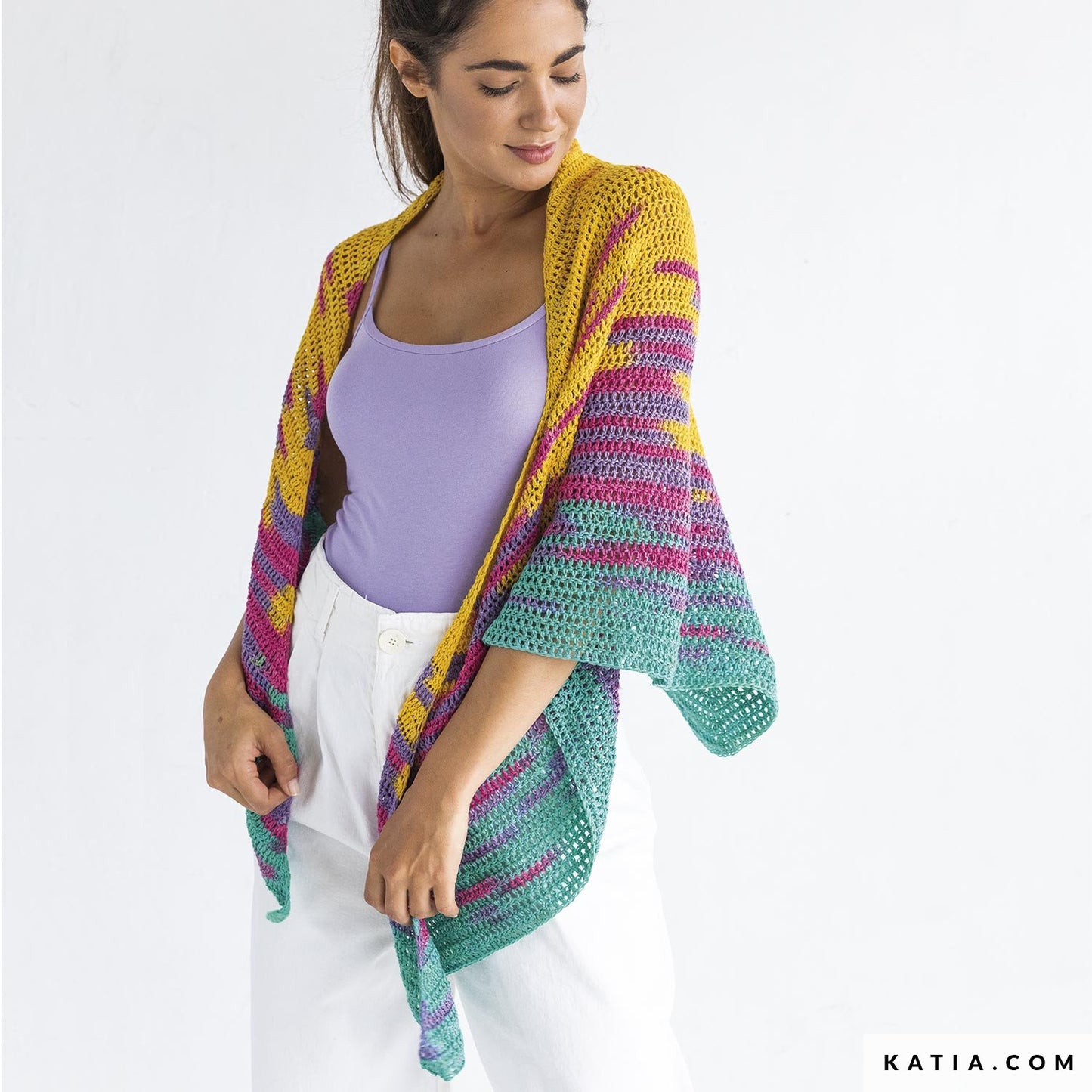 KATIA Palette - Scialle triangolare