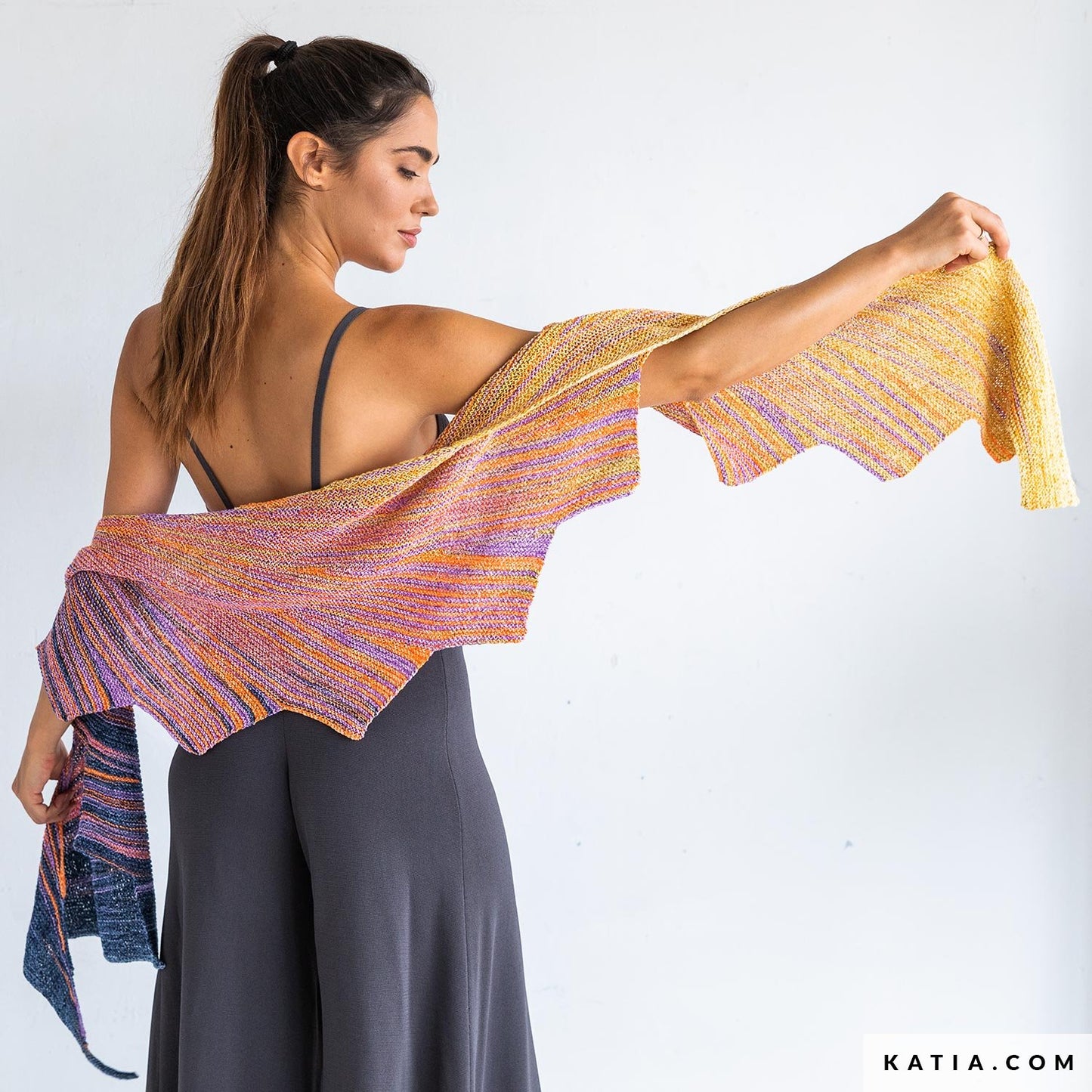KATIA Palette - Scialle coda di drago